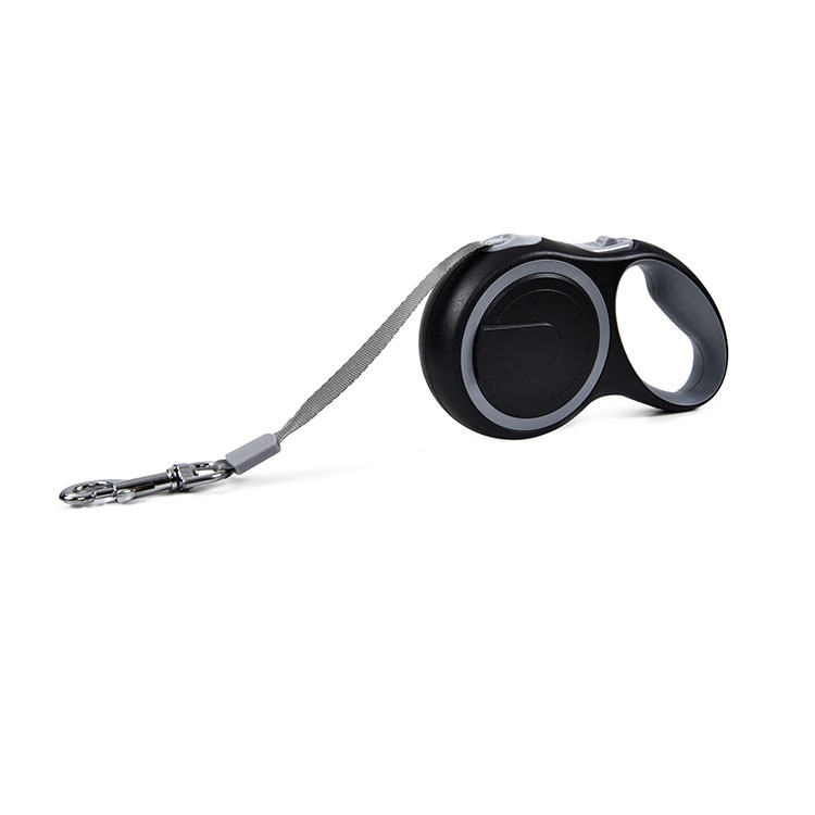 Adjustable chew proof safety retractable dog leash