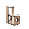 Petstar Wooden Wholesale Self Groomer And Massager Cat Tree Furniture