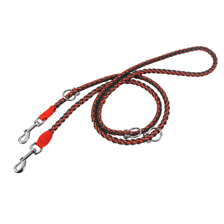 Petstar Free Running Double Rope Dog Leash with soft handle