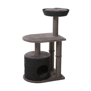 High Quality Large Size Dark Grey Pet Scratcher Cat Tree