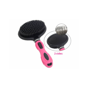 Customized Pink Pet Massage Dog Beauty Cleaning Brush