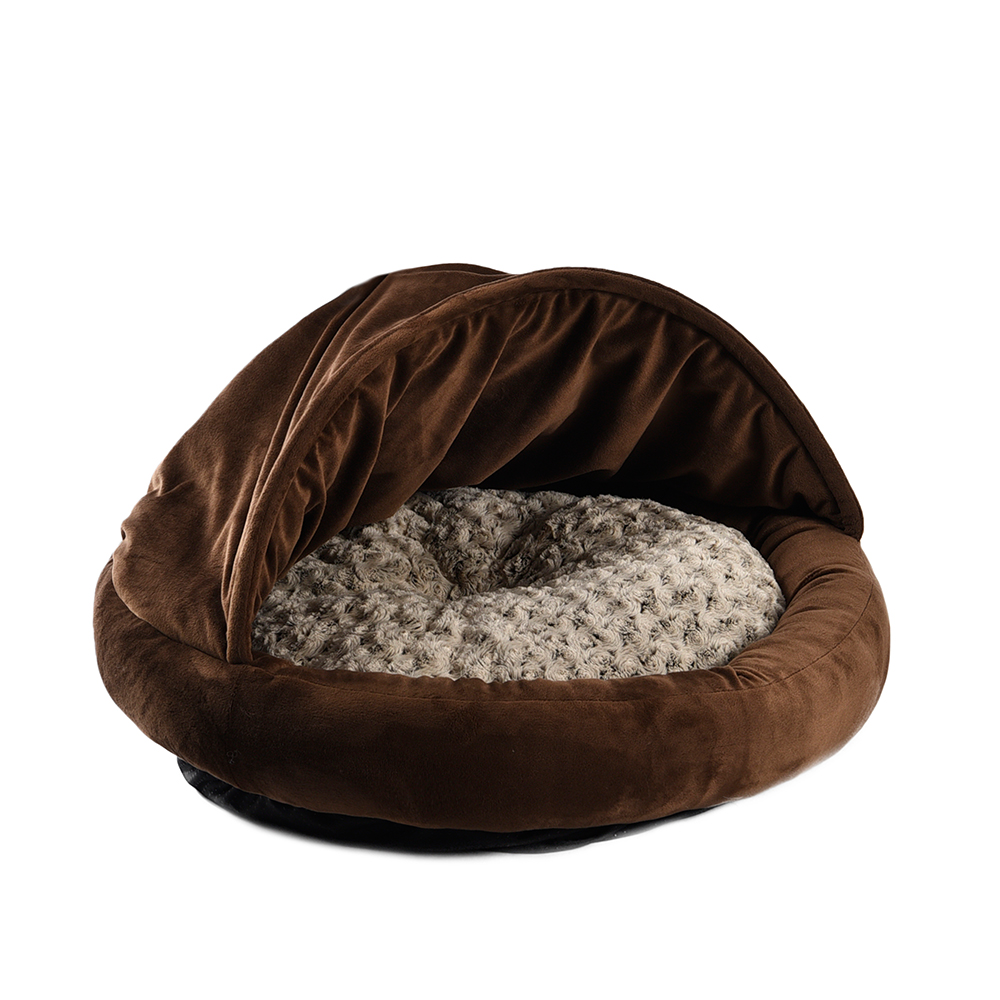 Petstar High Quality Wholesale Round Burrow Pet Dog Cat Bed Cave