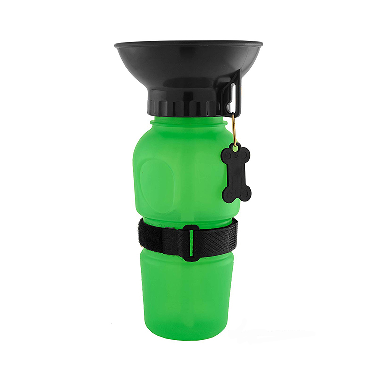 PP 7 Colors Fashion Outdoor Dog Pet Water Bottle, Convenient Public East to Carry Dog Water Bowl