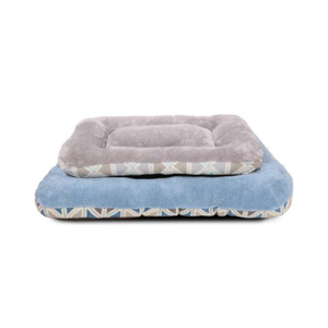 Fashion Print Luxury Padded Bolster Dog Bed Mat