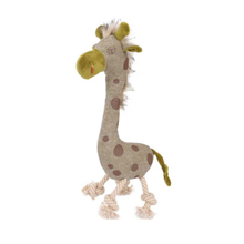 Giraffe Shape Squeaky Plush Pet Short Plush Dog Toy