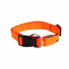 Oem Orange Nylon Adjustable Pet Custom Logo Led Dog Collar