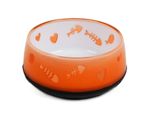 Wholesale Rounded Non-slip Melamine Pet Cat Bowls