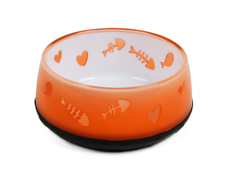 Wholesale Rounded Non-slip Melamine Pet Cat Bowls