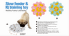 Healthy Funny Interactive Colorful Flower IQ Pet Training Toy