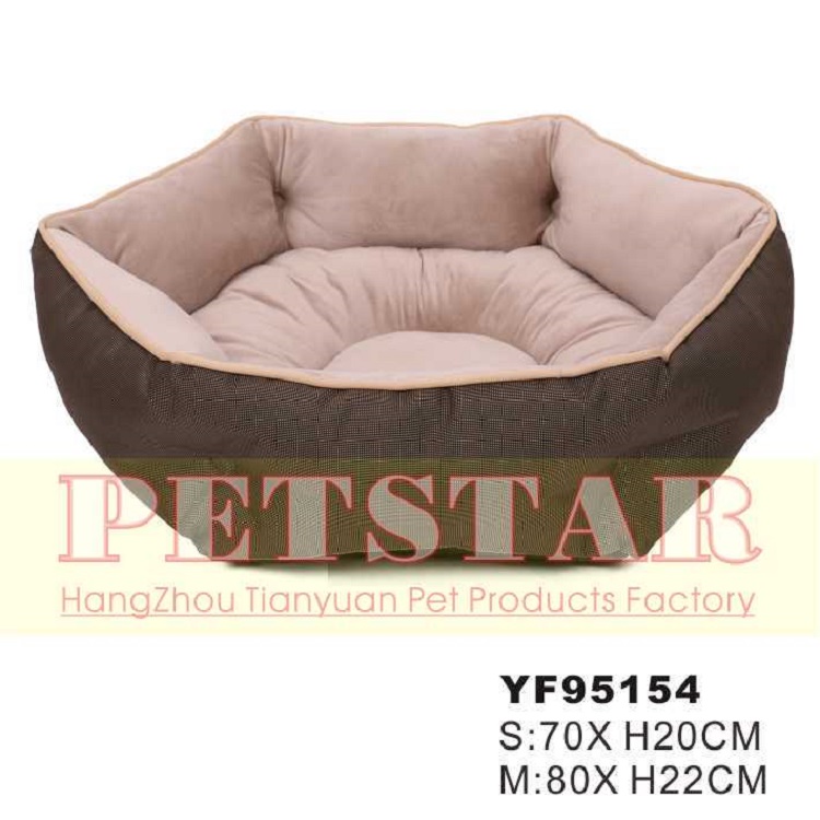 Wholesale Fashion Custom Luxury Skin-friendly Comfortable Plush Pet Bed