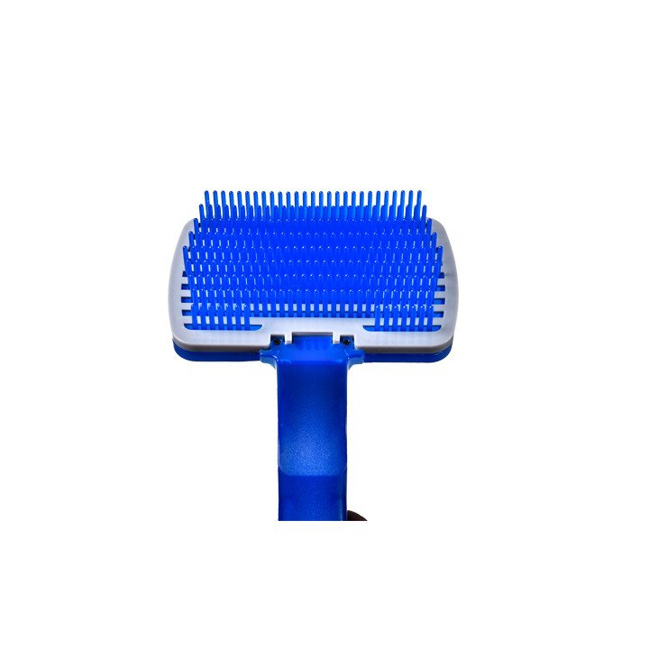 Durable Soft Handle Self Cleaning Shedding Pet Grooming Brush