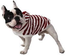 Pet Clothes Supply Warm Cute Stripe Dog Hoodie Sweater