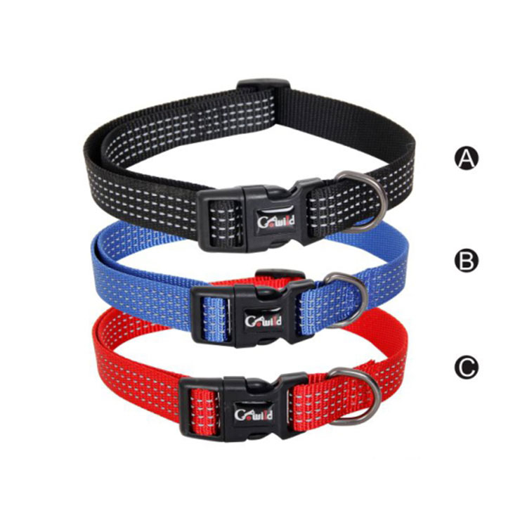 Oem Custom Pet Classic Solid Color Dog Collar