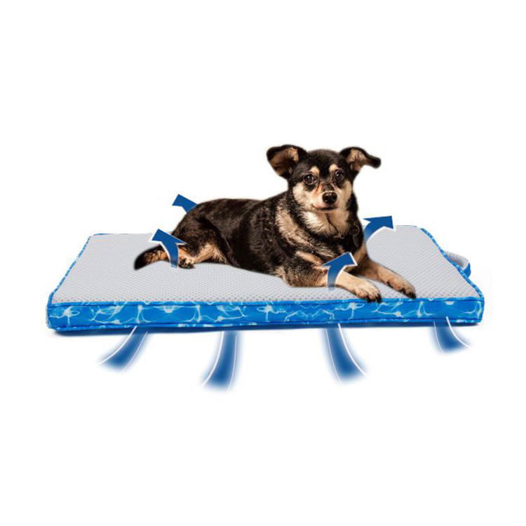 High End Wholesale Blue Polyester Pet Cat Cooling Pad
