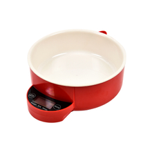 Smart Digital Weighing Sensor Red Pet Feeder Dog Cat Bowl