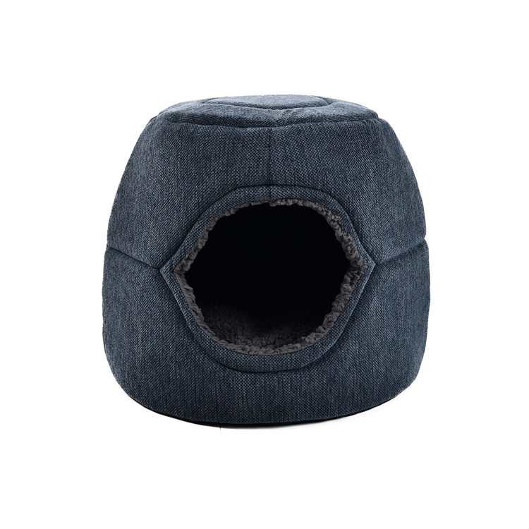 Round Snuggery Burrow Pet Products Ortho Bolster Sleeper Orthopedic Cat Bed