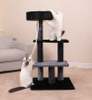 Factory Oem Plush Fur Scratching Post Cat Activity Tree With Platforms