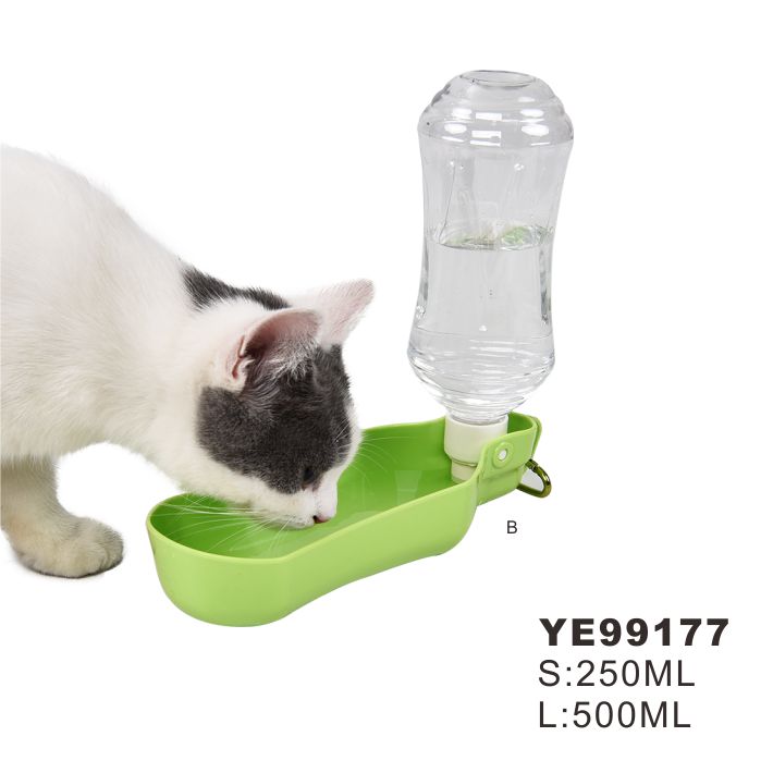 500ml 250ml Cat Drinking Fountain,Automatic Plastic Travel Sport Pet Water Bottle For Kitten