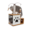 Hanging Toy Activity Center Sisal Post Cat Scratch Furniture,Climbing Cat Tree Furniture
