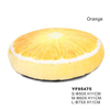 Professional Durable Pet Products Lemon Slices Design Round Dog Bed