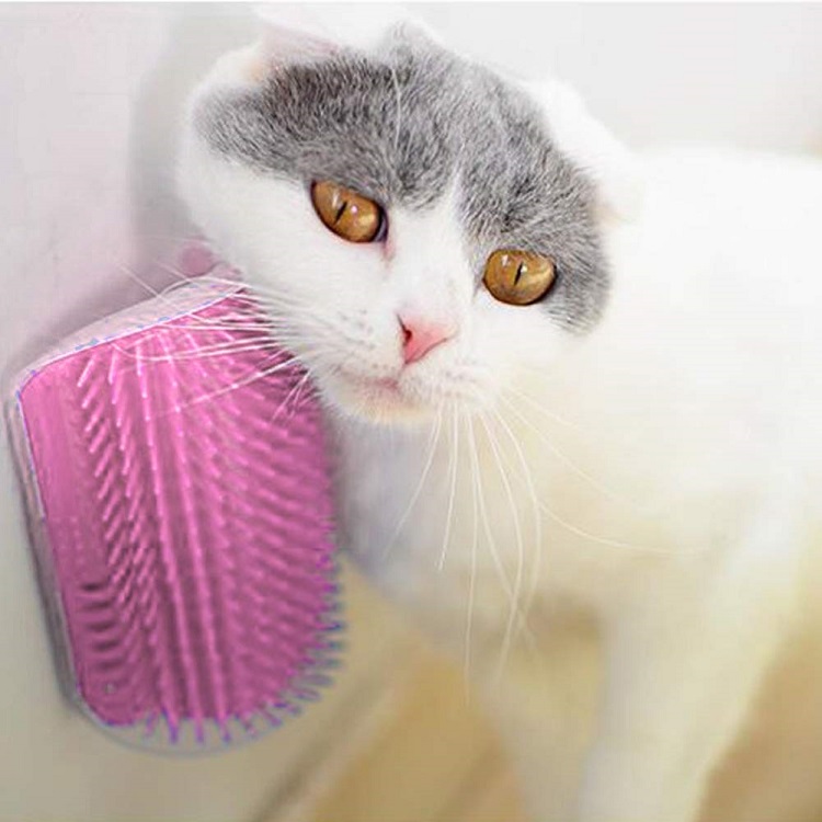 High Quality Wholesale Pet Self-groomer Cat Corner Brush Cat Massage Comb
