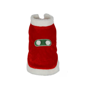 New Style Holiday Party Pet Red Fancy Christmas Dog Clothes