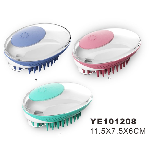 Pet Soap Dispensing Grooming Brush Dog for Pet Cleaning