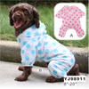 Wave Point Printed Translucent Rash Guards Small Dog Clothing Hoodie, Pet T-shirt
