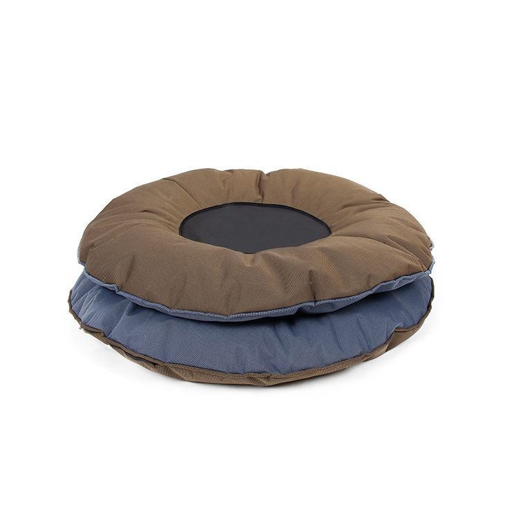 Simple Design Soft Oxford Foldable High Quality Promotional Round Dog Bed