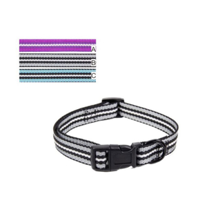 Alibaba Suppliers Nylon Black Striped Dog Collar