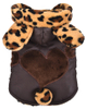Winter Pet Costume Cute Leopard Printed Rabbit Christmas Funny Dog Clothes