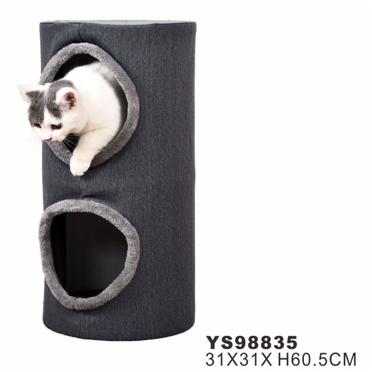 Large Cat Furniture Scratching Post Tree With Cave