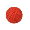 Durable Safe Pet Toy Red Color 2.5 Inch Chew Dog Training Ball