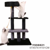 Factory Oem Plush Fur Scratching Post Cat Activity Tree With Platforms