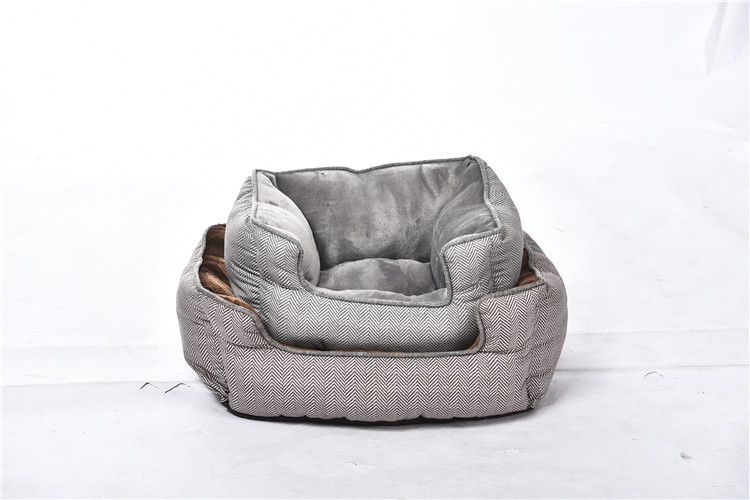 Wholesale Pet Supplies Luxury Washable Plush Sofa Dog Bed