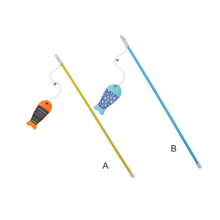 OEM Pet Fishing Stick Toy Interactive Cat Rod Toy