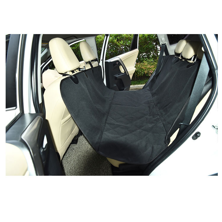 Waterproof Slip-proof Eva Bottom Polyester Black Pet Car Seat Cover