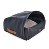 OEM Comfortable Machine Washable Polyester Indoor Outdoor Dog Bed Cave