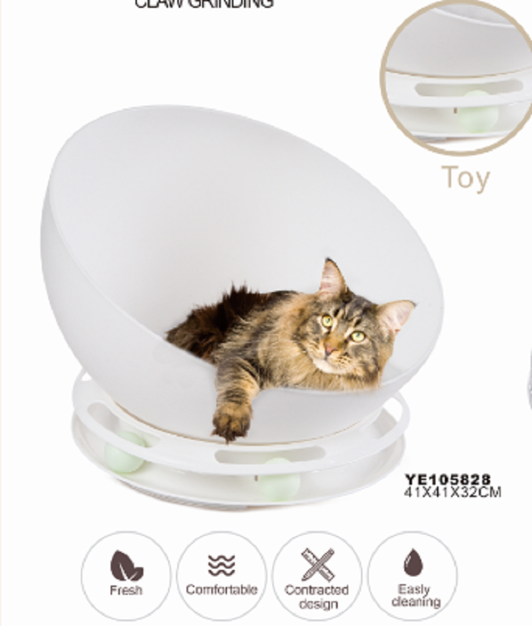 Fresh Hemispherical Ball Toy Round Comfortable Contracted Design Easily Cleaning Pet Bed