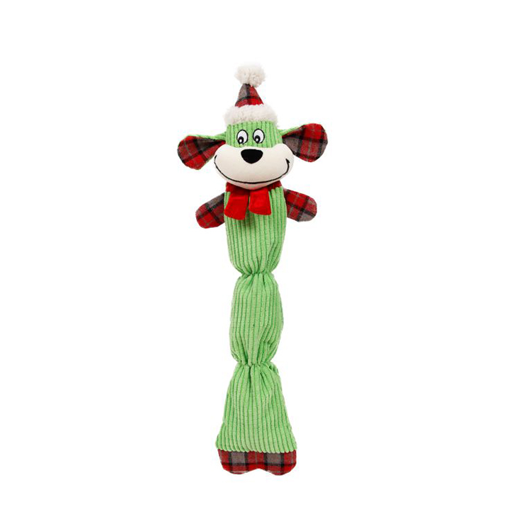 Deer Shape Pp Cotton Christmas Plush Pet Dog Toys