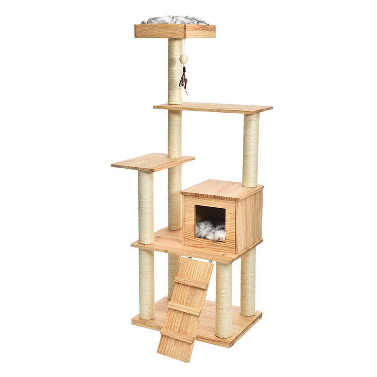 Interactive Toys Functional Wholesale Stylish Fancy Hot Sale Cat Tree Scratching Post