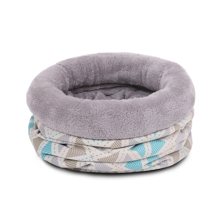 Custom Style Wholesale Cozy Collapsible Comfortable Modern Pet Bed