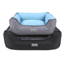 Wholesale OEM Available Custom Logo Promotional Grey Links Pet Dog Bed