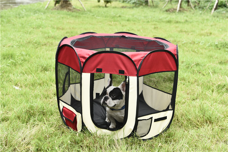 Customized Outdoor Safe Foldable Portable Pet Playpen