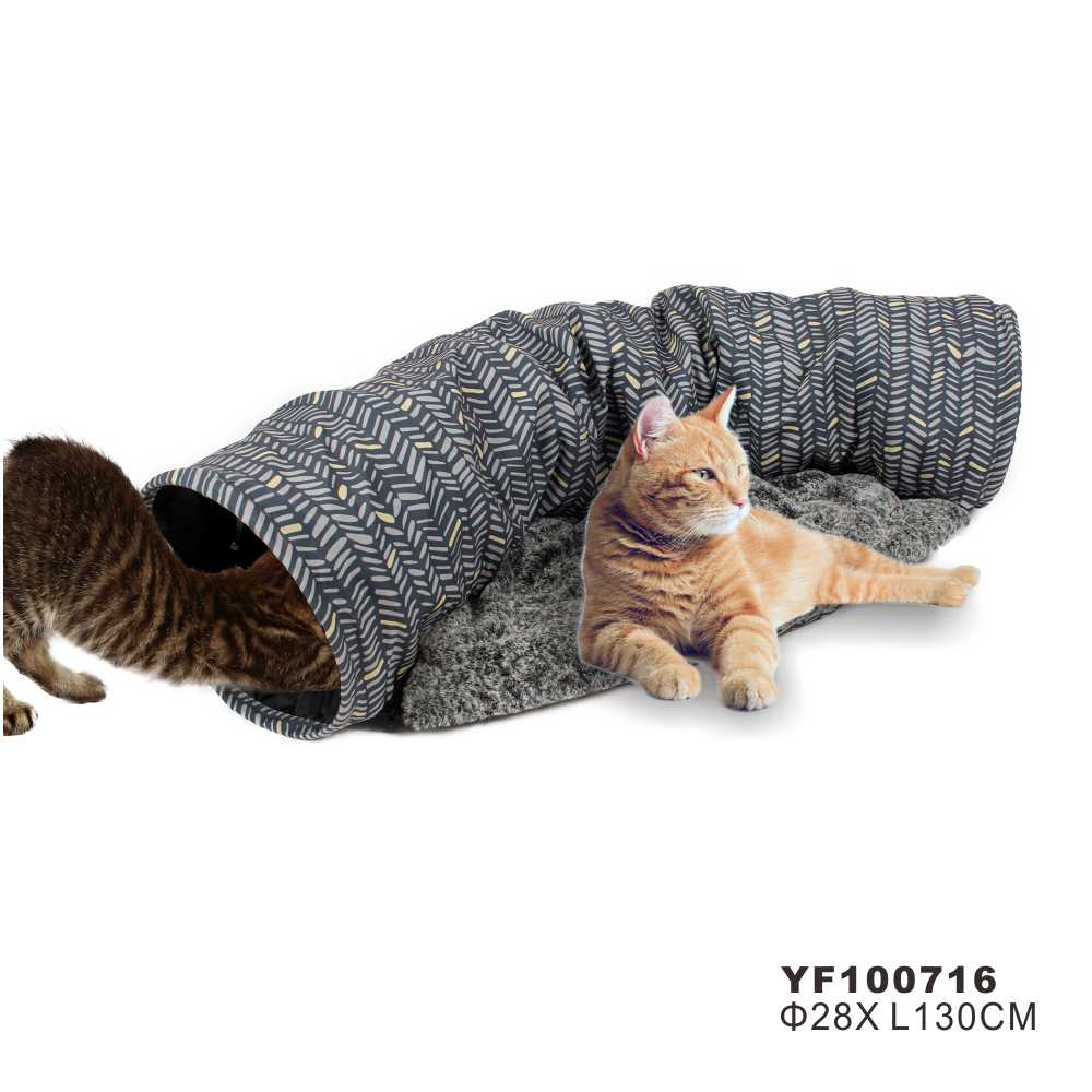 Manufacture Collapsible Pet Cat Play Tunnel Toy Tube