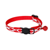 Free Sample Red Polyester Unique Breakaway Cat Collar