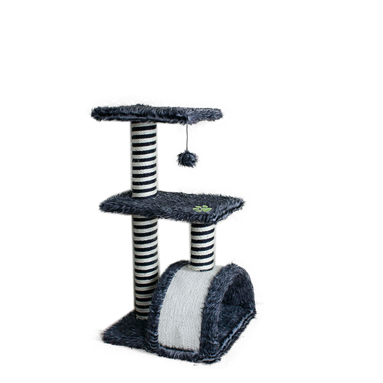 Private Label Pet Products Plush Oem Luxury Cat Tree Condo