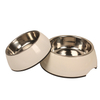 Anti-bite personalized stainless steel pet cat dog bowls