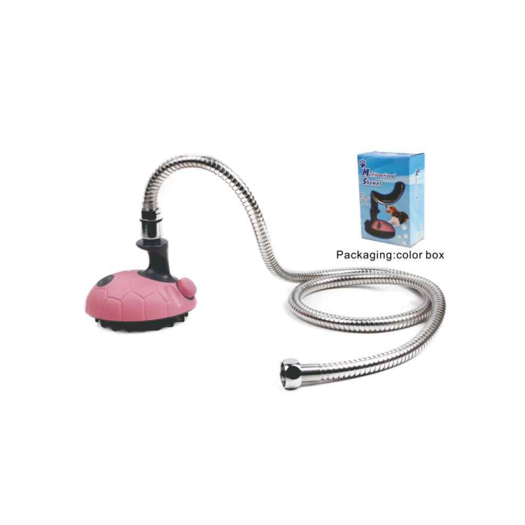 Customized Pink Washing Portable Pet Dog Shower Sprayer