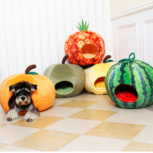 Promotional Pp Cotton Filling Orange Shaped Pet Fancy Dog Beds